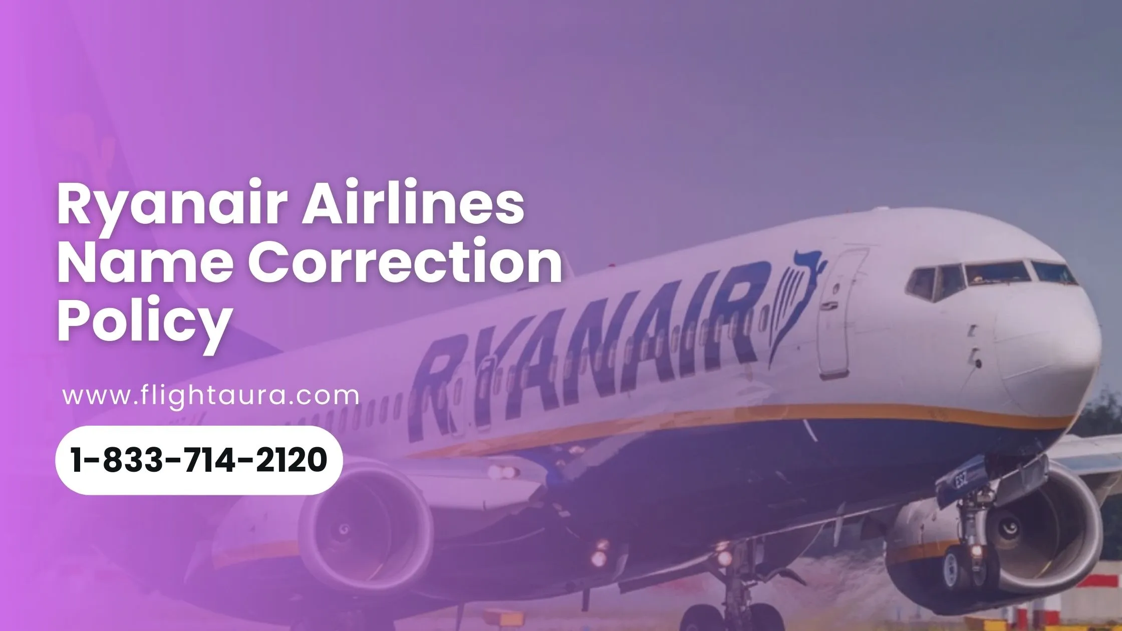 Ryanair Airline Name Change Policy